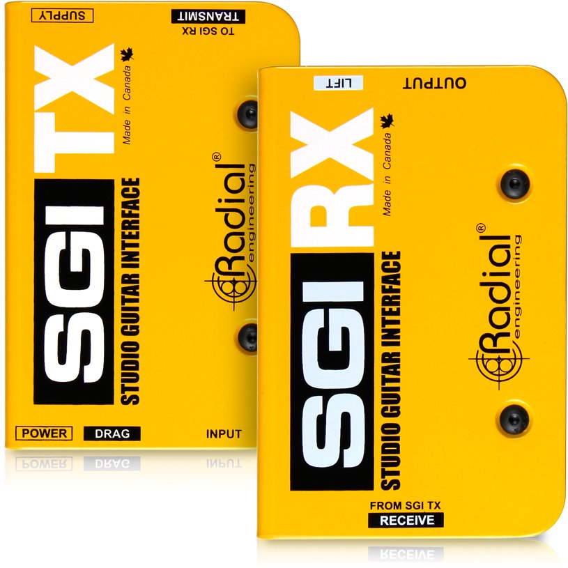 Radial SGI - Interfaz de guitarra para estudio, set tx-rx - https://www.cromaonline.cl/