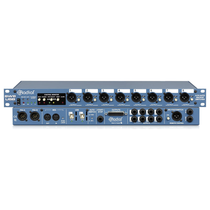 Radial SW8 USB - Switchera de 8 canales con intefaz USB - https://www.cromaonline.cl/