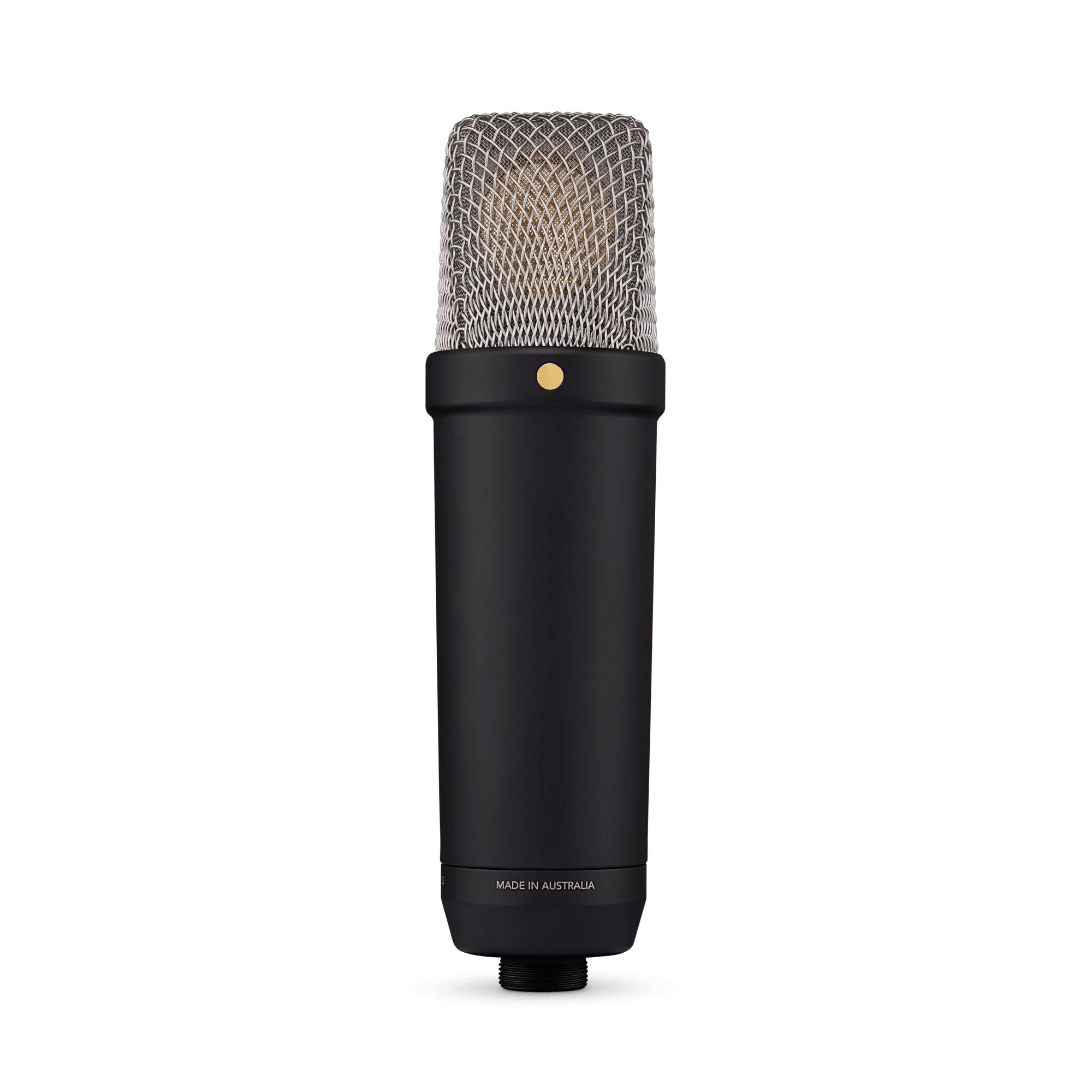Rode NT1 5th Generation Black - Micrófono condensador de estudio, XLR-USBC - https://www.cromaonline.cl/