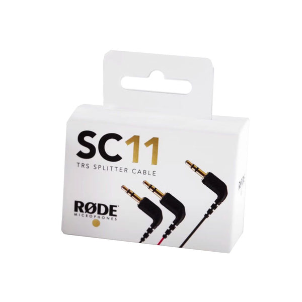 Rode SC11 - Cable de 3,5 mm TRS Y-Splitter (10,9") - https://www.cromaonline.cl/