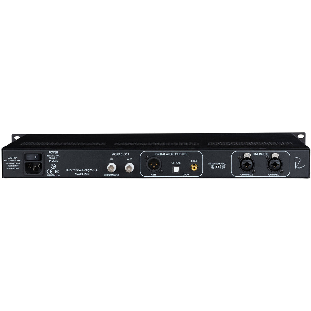 Rupert Neve Master Buss Converter - Convertidor y limitador A/D - https://www.cromaonline.cl/