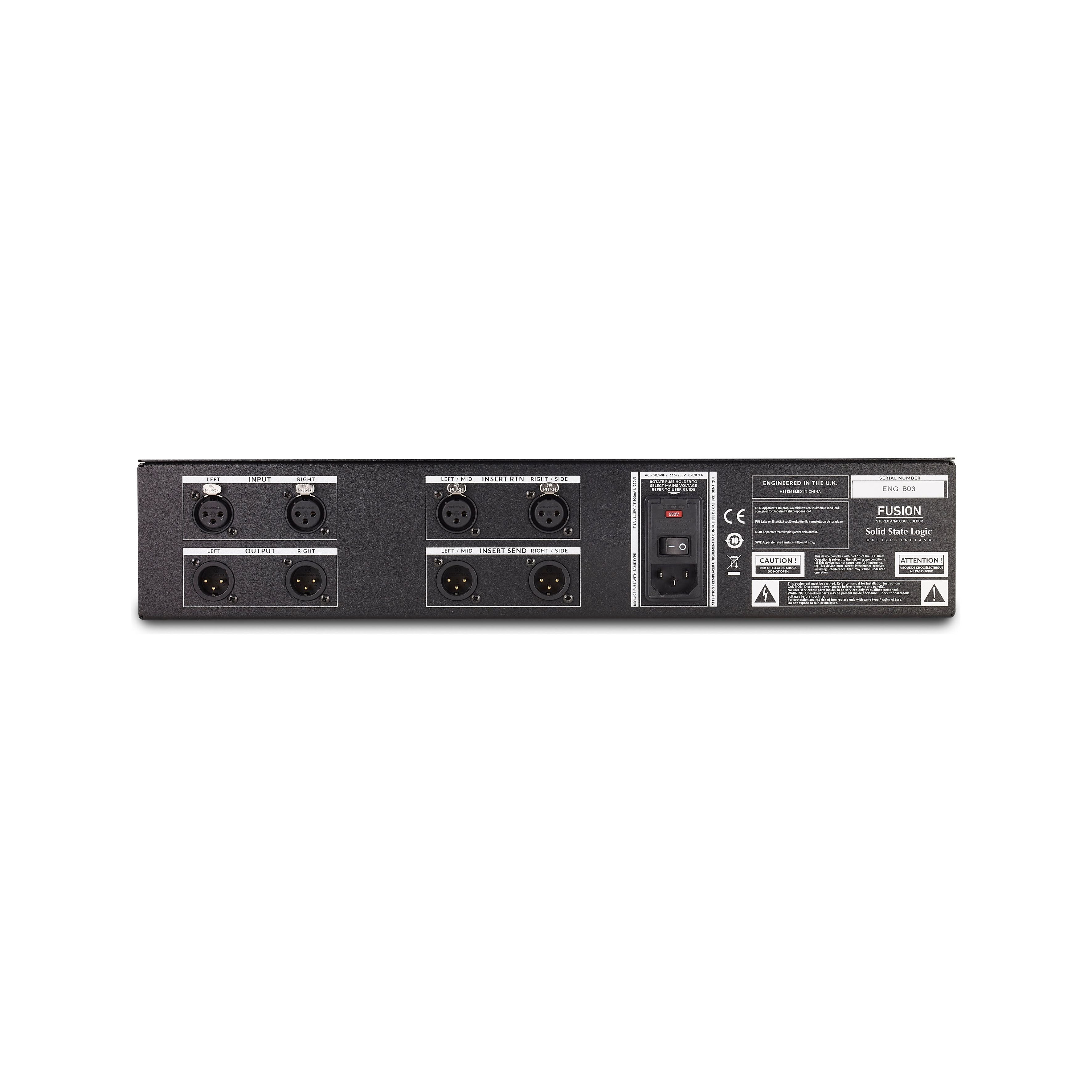 Solid State Logic Fusion - Procesador Master estéreo analógico - https://www.cromaonline.cl/