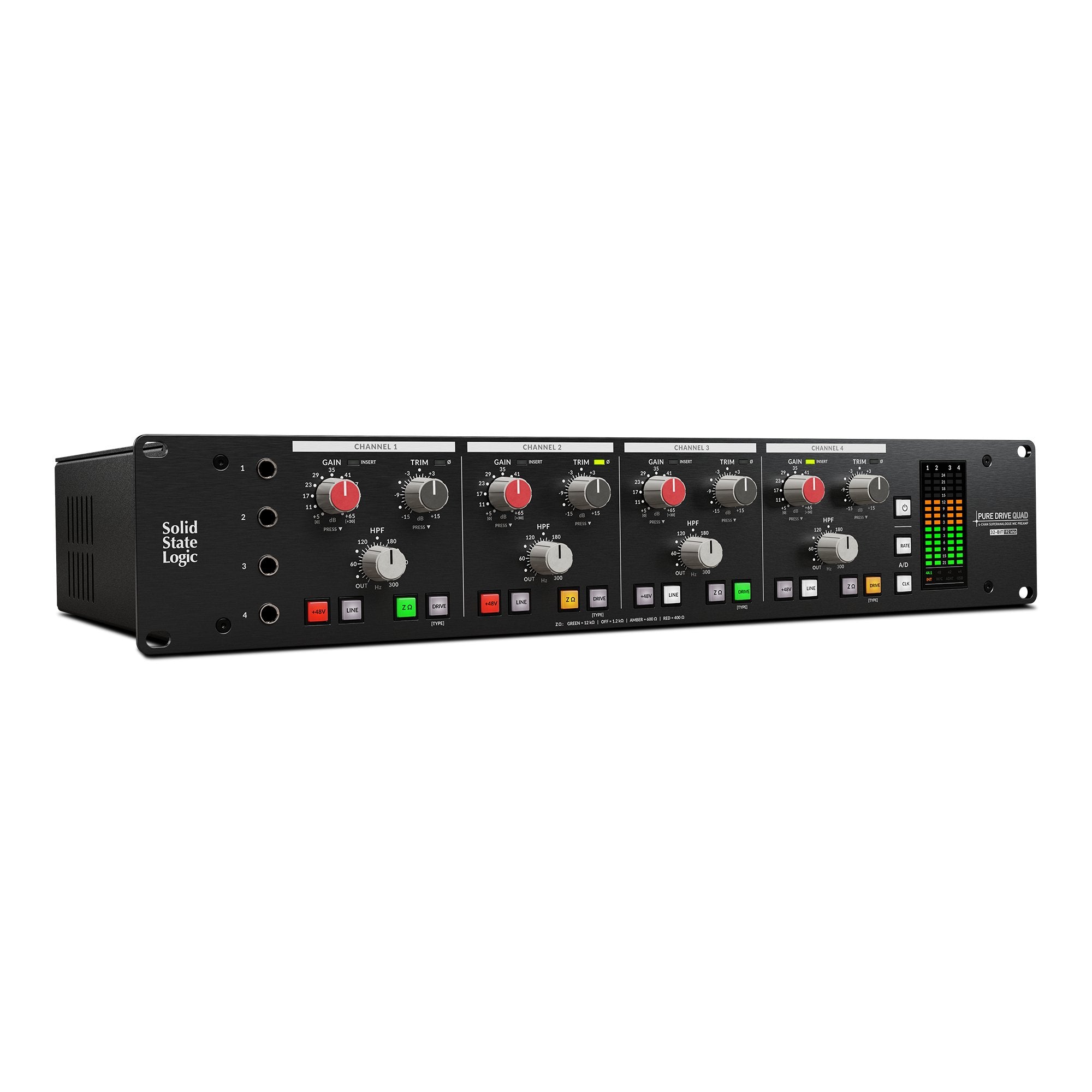 SSL Pure Drive Quad - Preamplficador de 4 canales (ENTREGA EN 30 DÍAS) - https://www.cromaonline.cl/