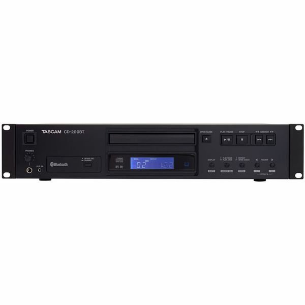 Tascam CD200BT - CD Player, con Bluetooth, 19" - https://www.cromaonline.cl/