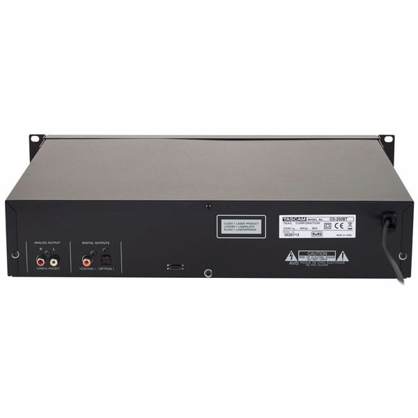 Tascam CD200BT - CD Player, con Bluetooth, 19" - https://www.cromaonline.cl/