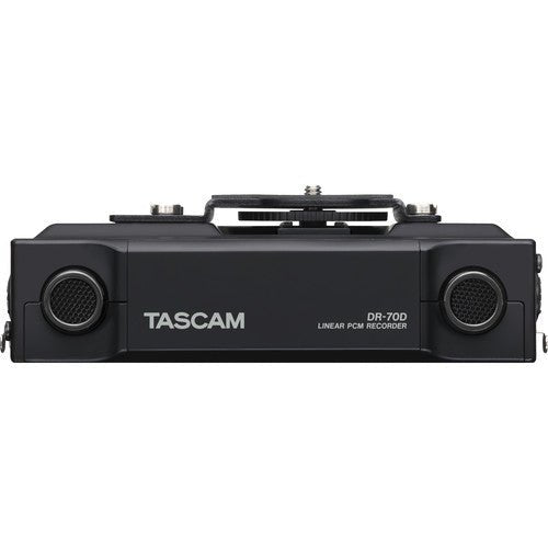 Tascam DR-70D Grabadora de campo multipista de 6 entradas/4 pistas con micrófonos Omni integrados - https://www.cromaonline.cl/