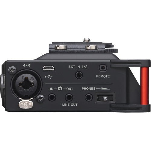 Tascam DR-70D Grabadora de campo multipista de 6 entradas/4 pistas con micrófonos Omni integrados - https://www.cromaonline.cl/
