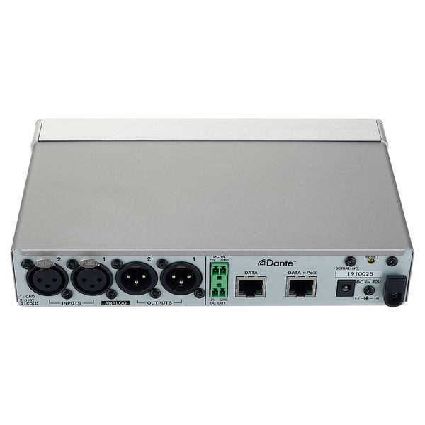 Tascam MM-2D-X - Convertidor Dante 2 ch mic/line - https://www.cromaonline.cl/