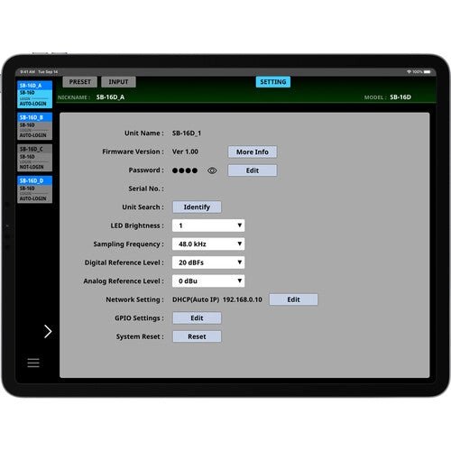 Tascam SB16D - Stagebox digital para consolas Sonicview (PRE-ORDER)!!! - https://www.cromaonline.cl/