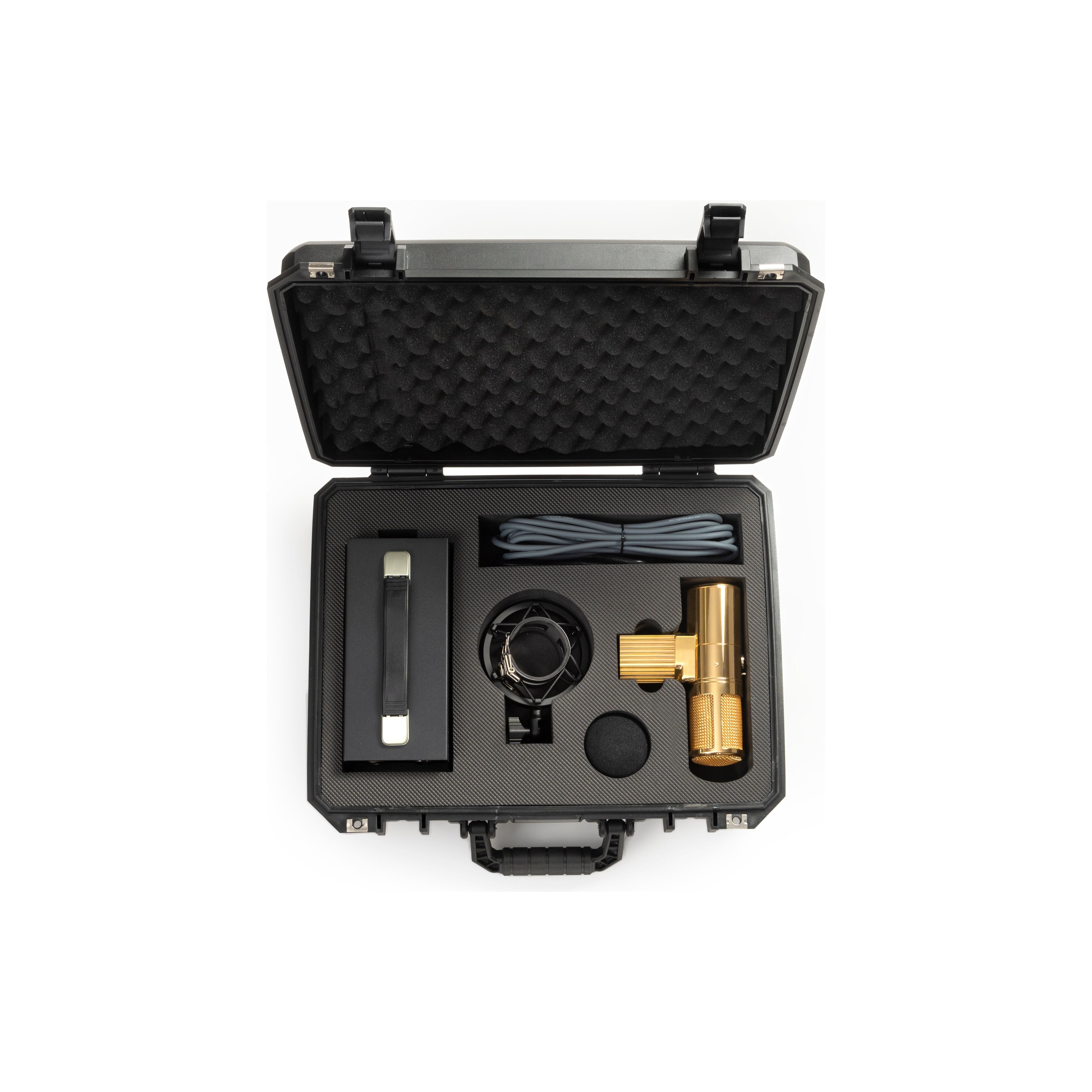 Warm Audio WA8000G - Micrófono de condensador de tubo, color Dorado - https://www.cromaonline.cl/