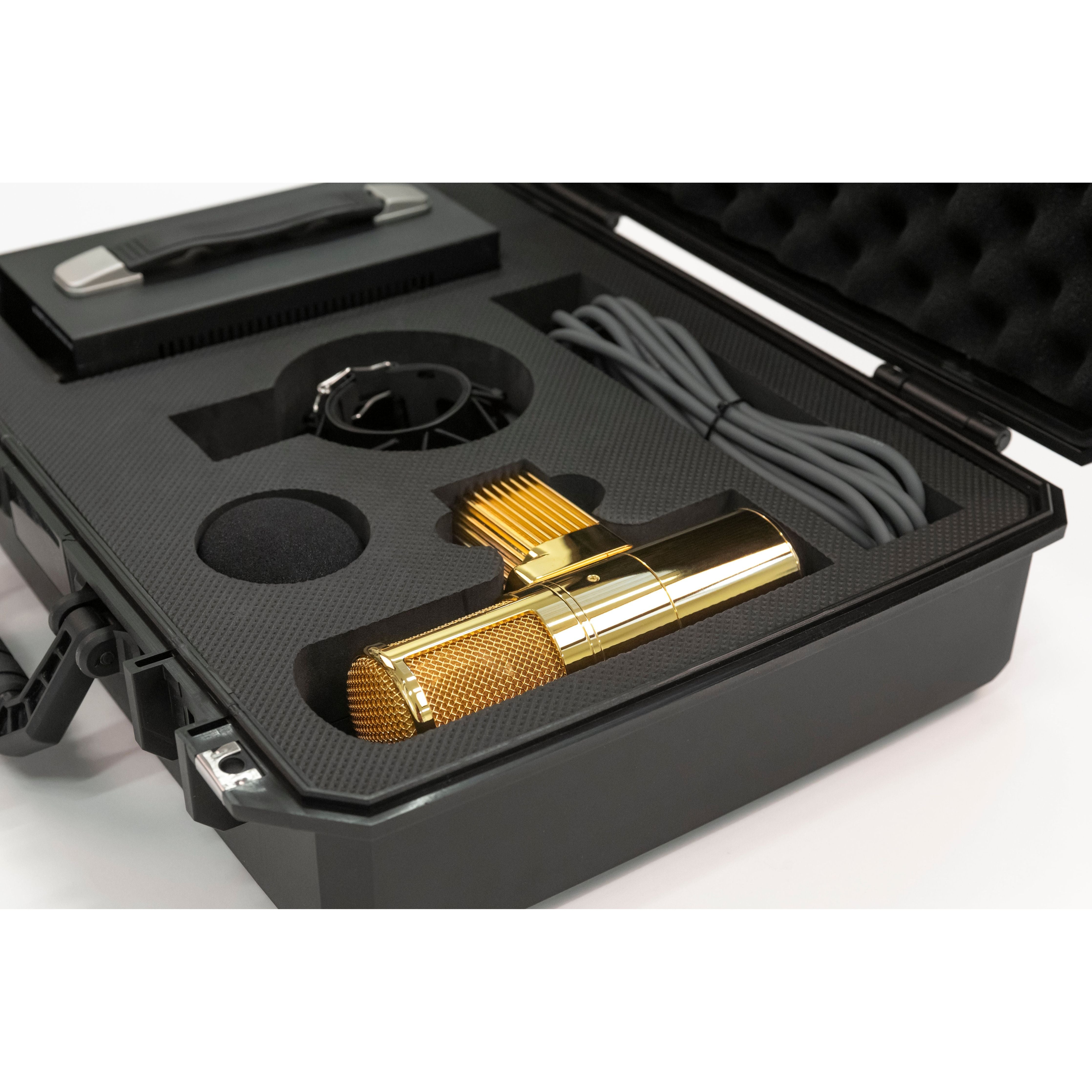 Warm Audio WA8000G - Micrófono de condensador de tubo, color Dorado - https://www.cromaonline.cl/