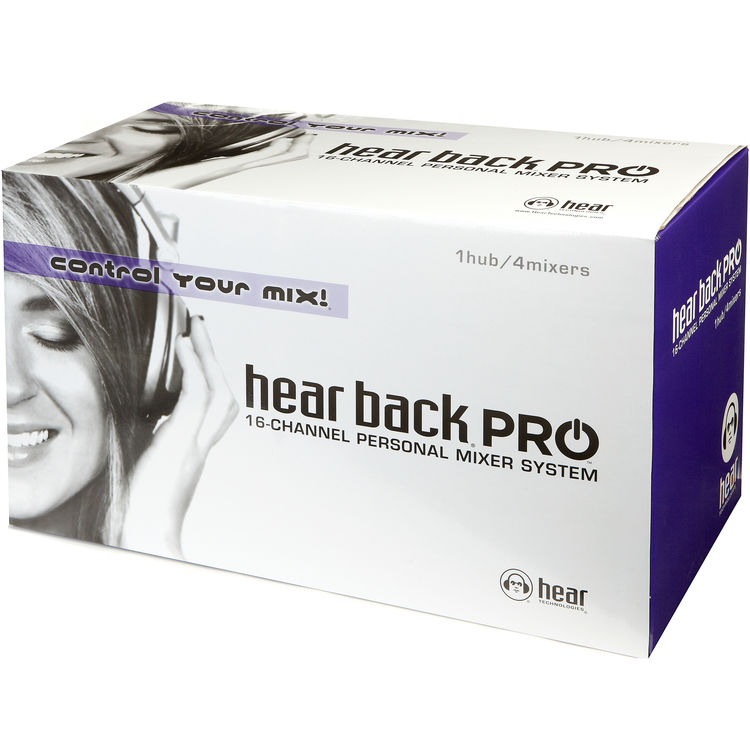 Hear Technologies - Hear Back PRO 4 Pack - Sistema de Monitoreo Profesional