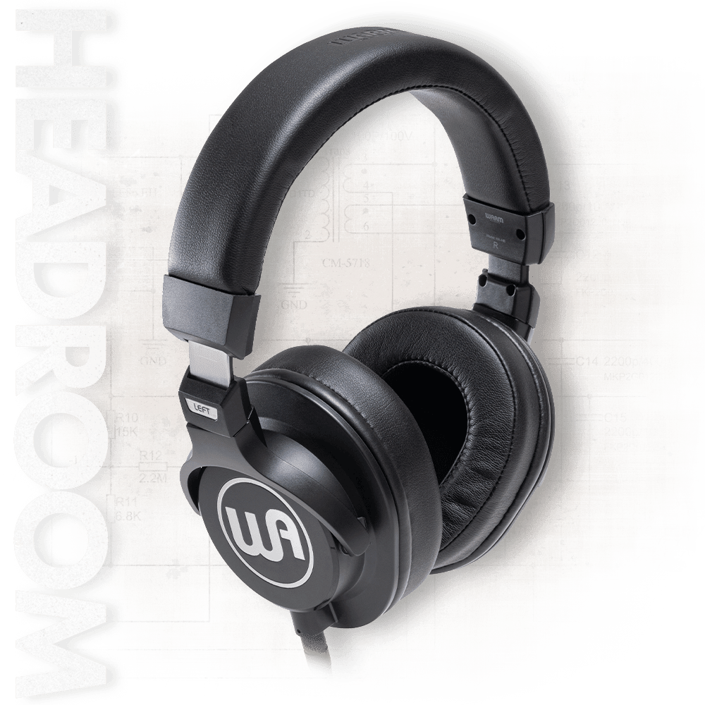 Warm Audio HeadRoom WA-HRB - Audífonos de estudio cerrados, negros