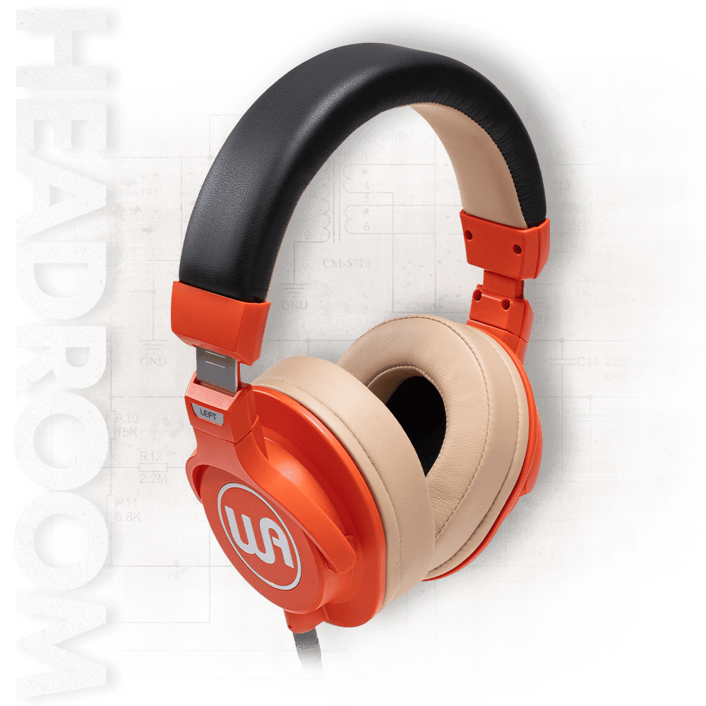 Warm Audio HeadRoom WA-HRO - Audífonos de estudio cerrados, naranjas