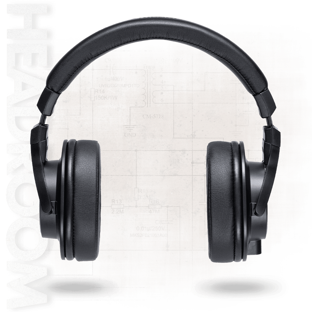 Warm Audio HeadRoom WA-HRB - Audífonos de estudio cerrados, negros