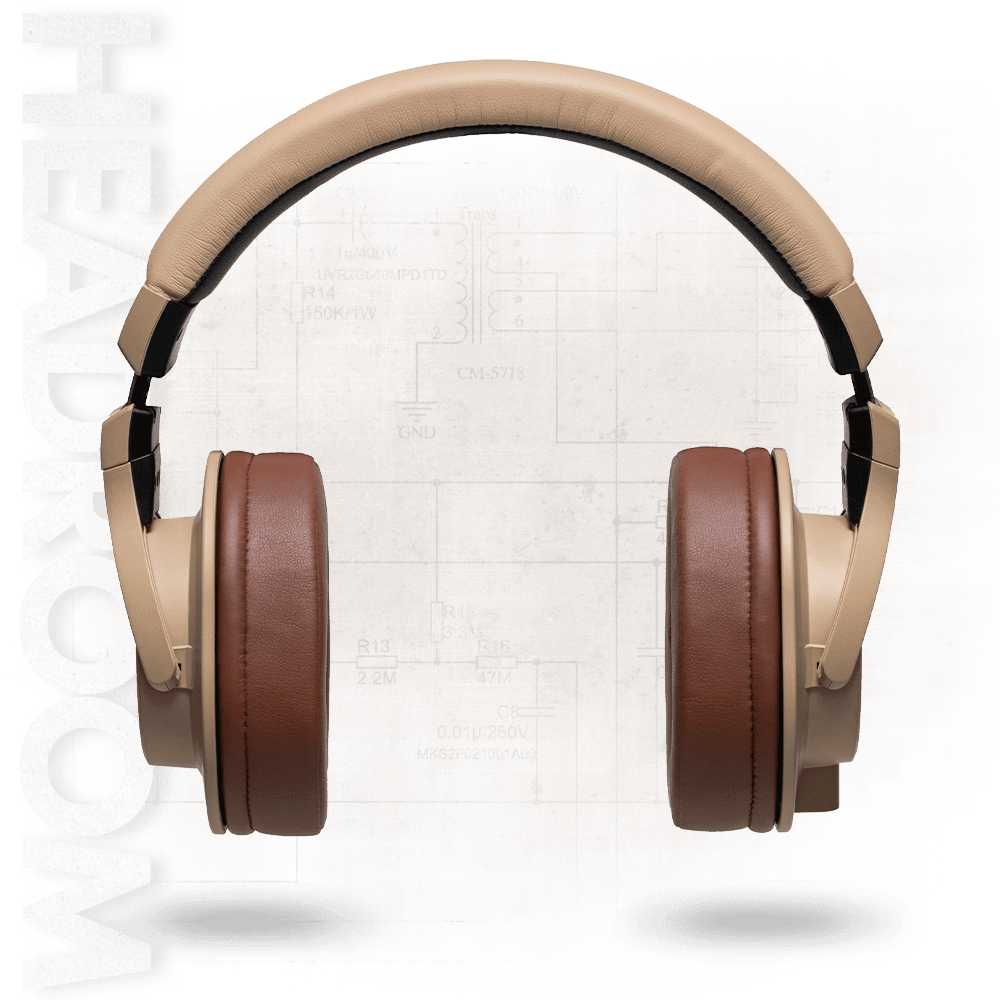 Warm Audio HeadRoom WA-HRT - Audífonos de estudio cerrados, color Tan