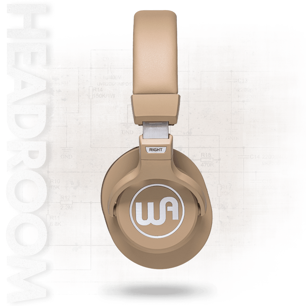 Warm Audio HeadRoom WA-HRT - Audífonos de estudio cerrados, color Tan