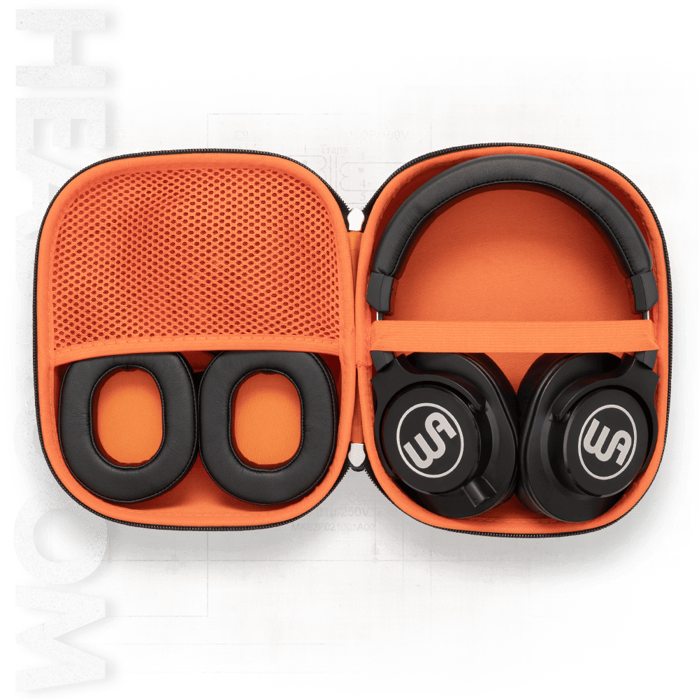 Warm Audio HeadRoom WA-HRB - Audífonos de estudio cerrados, negros