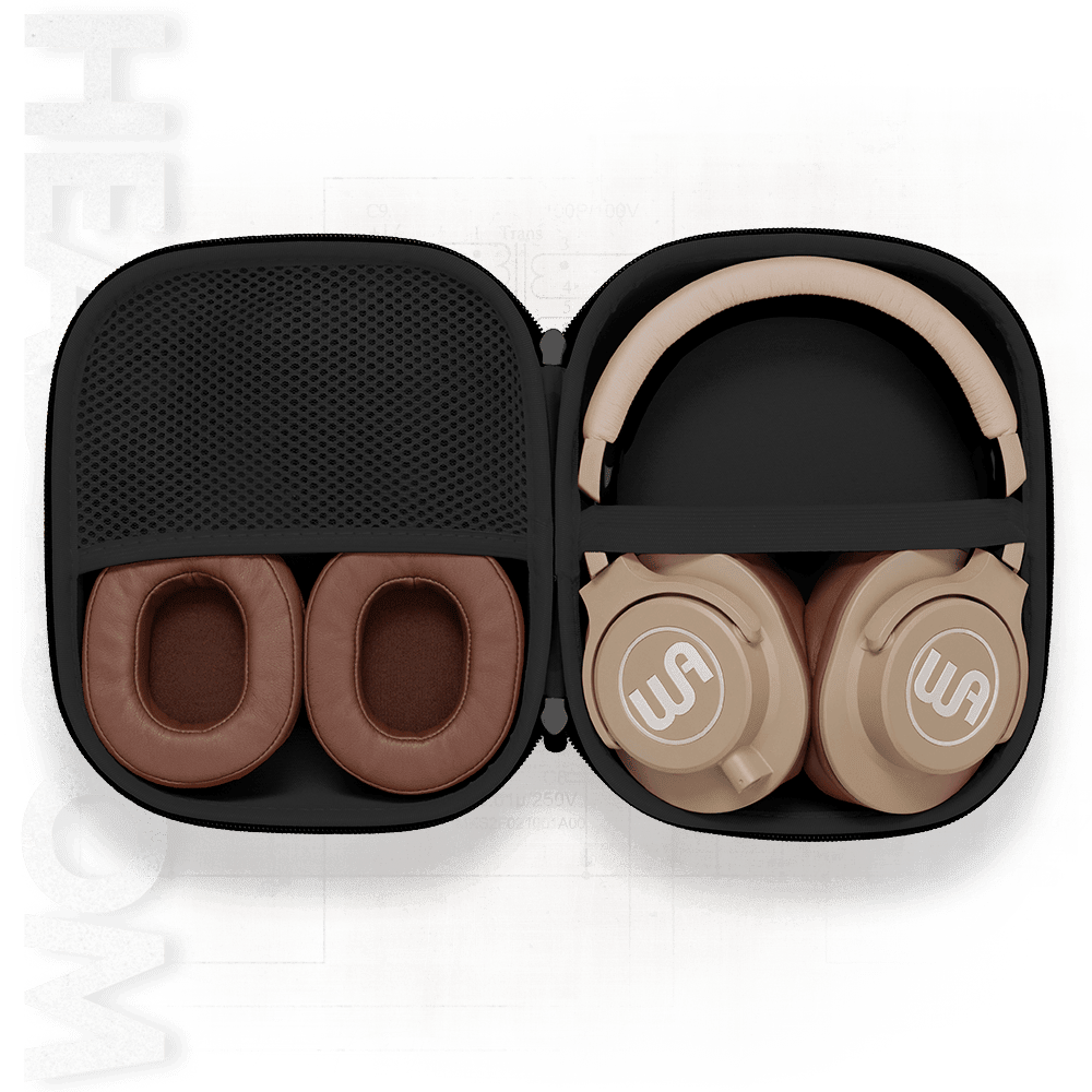 Warm Audio HeadRoom WA-HRT - Audífonos de estudio cerrados, color Tan