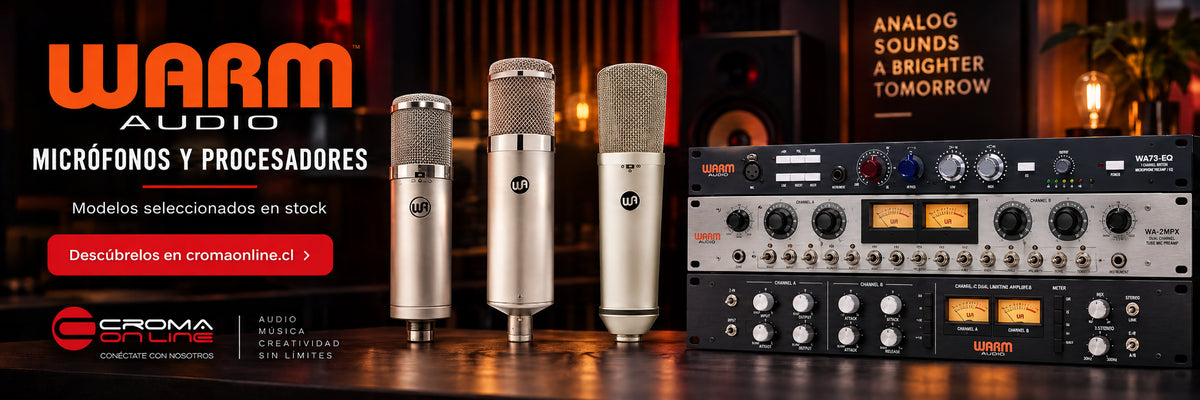 Equipos Warm Audio para estudio de grabación