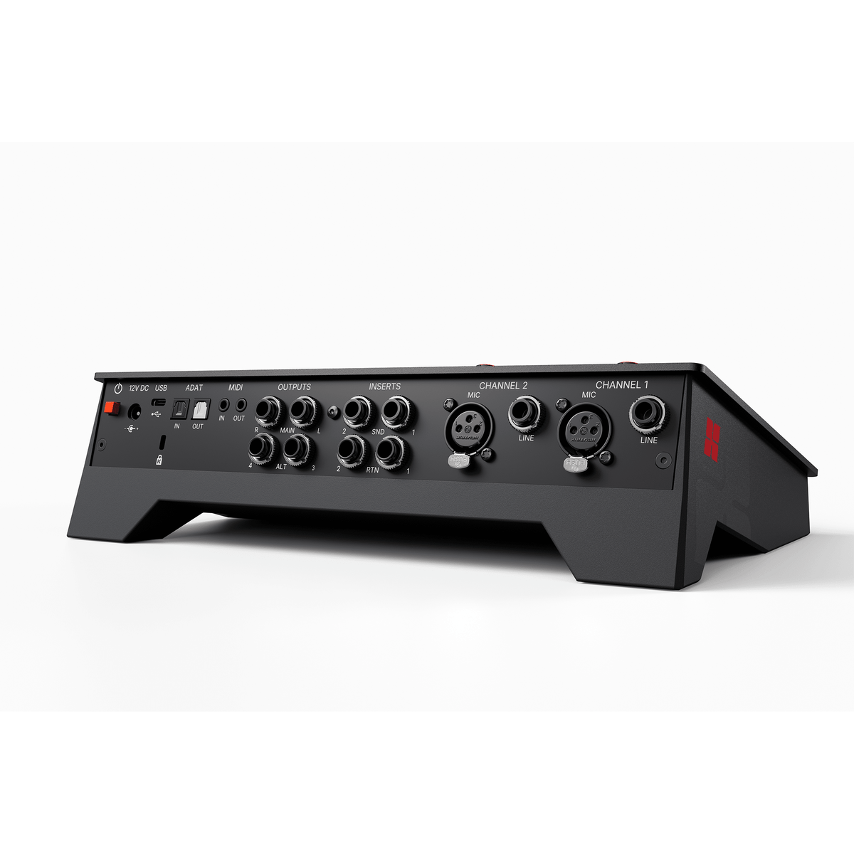 Harrison Audio Flex 10 - panel trasero y conexiones