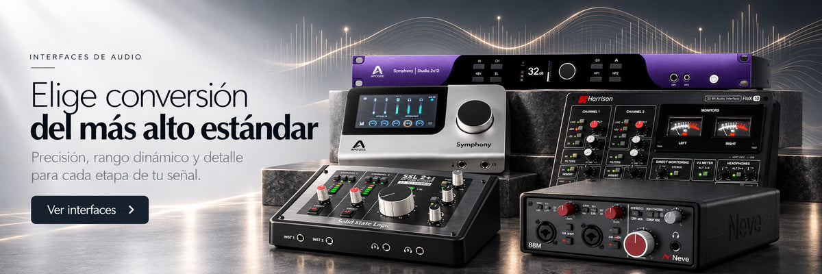 Interfaces de audio profesionales para estudio