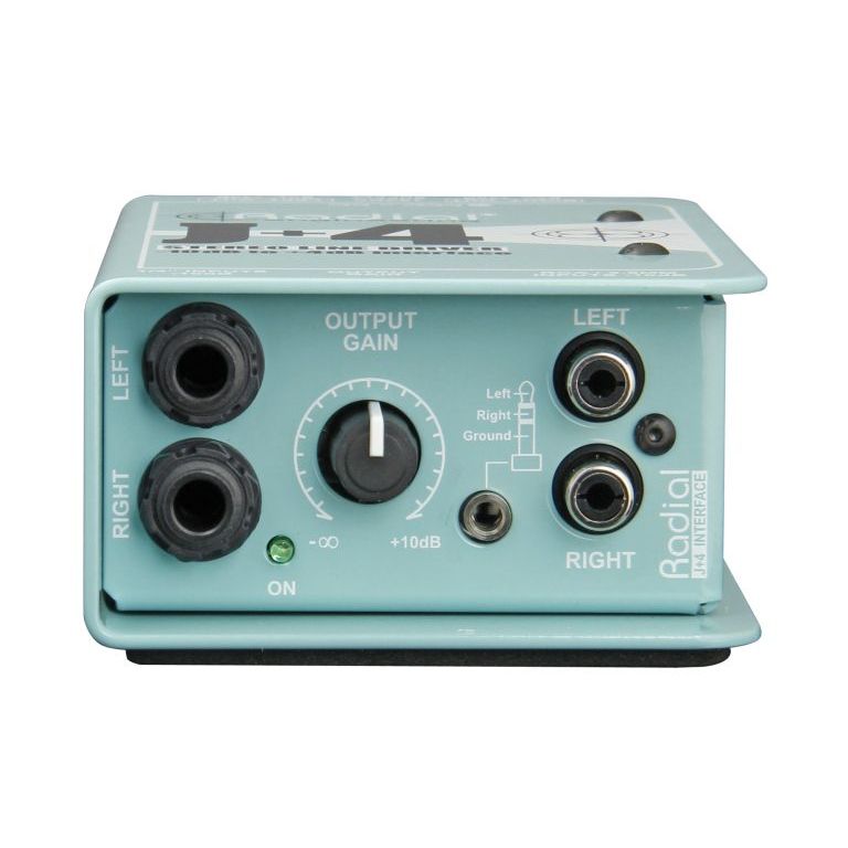 Entradas de audio del convertidor Radial J+4