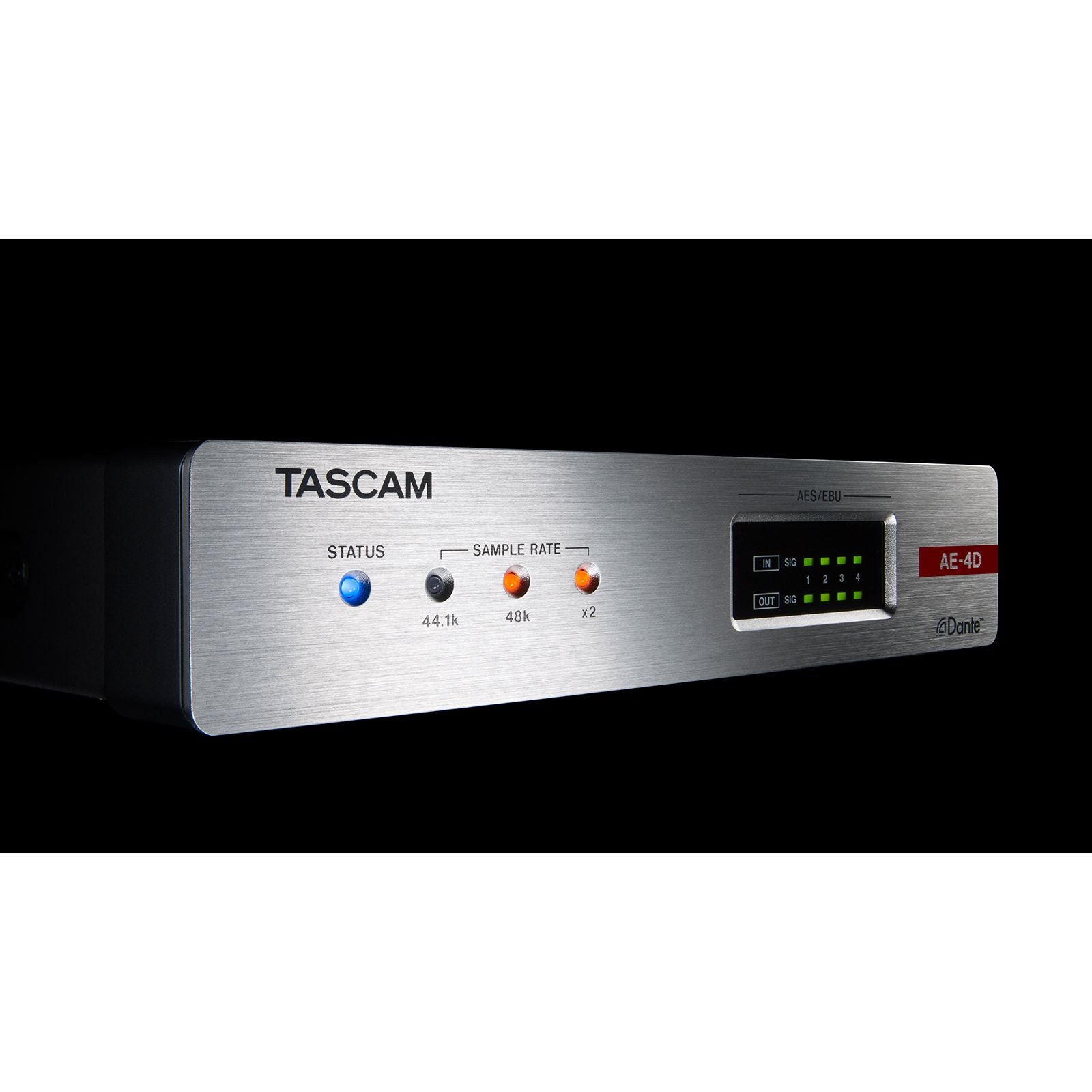 Tascam AE-4D - Convertidor Dante de I/O AES/EBU de 4 canales