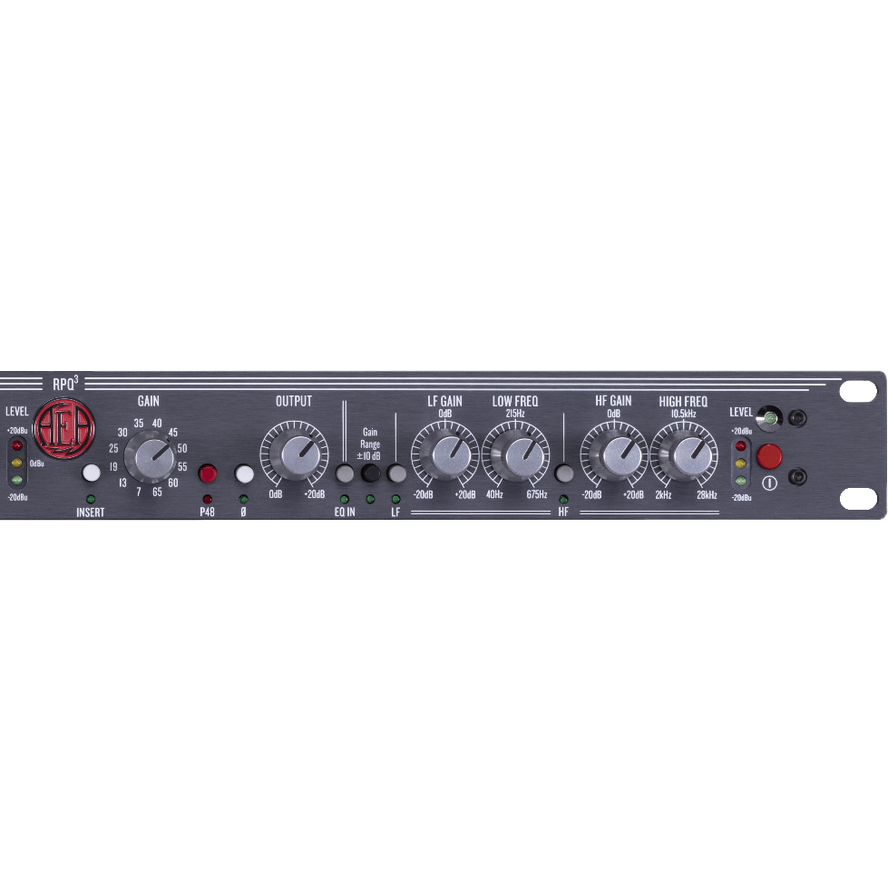 AEA RPQ3 Preamplificador y ecualizador de micrófono de cinta de 2 canales - https://www.cromaonline.cl/