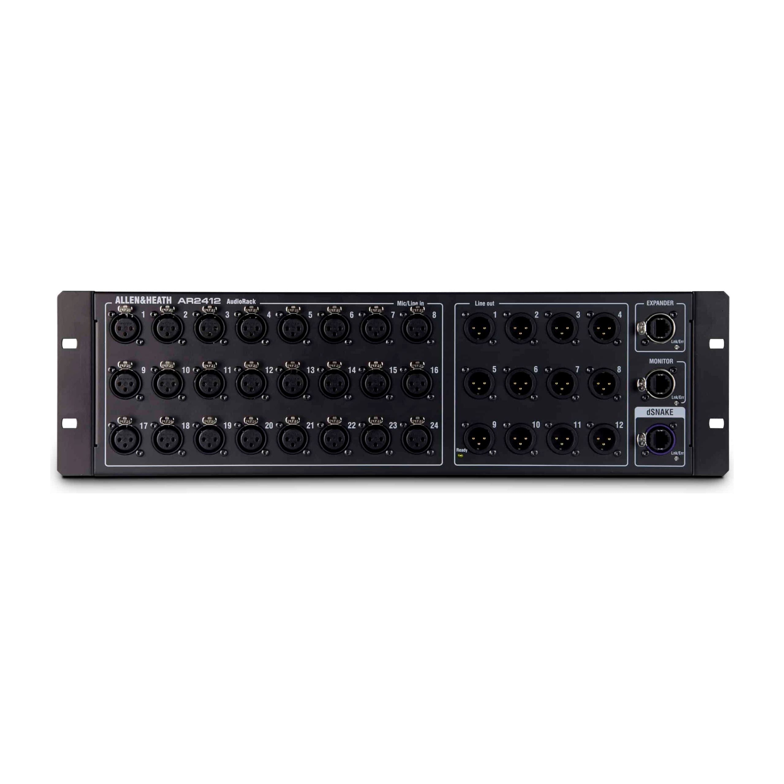 Allen&Heath AR2412 - Stagerack 24 XLR Input / 12 XLR Output – 48kHz - https://www.cromaonline.cl/