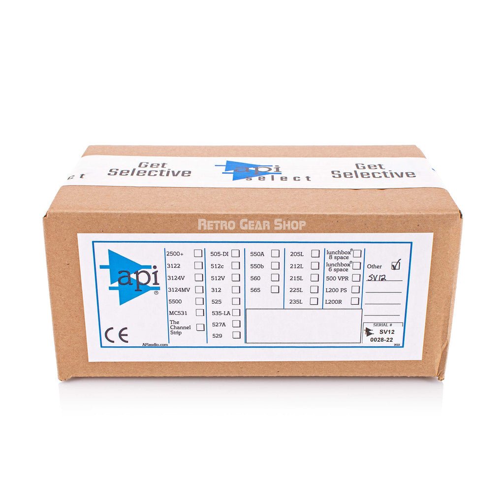 API Select SV12 caja