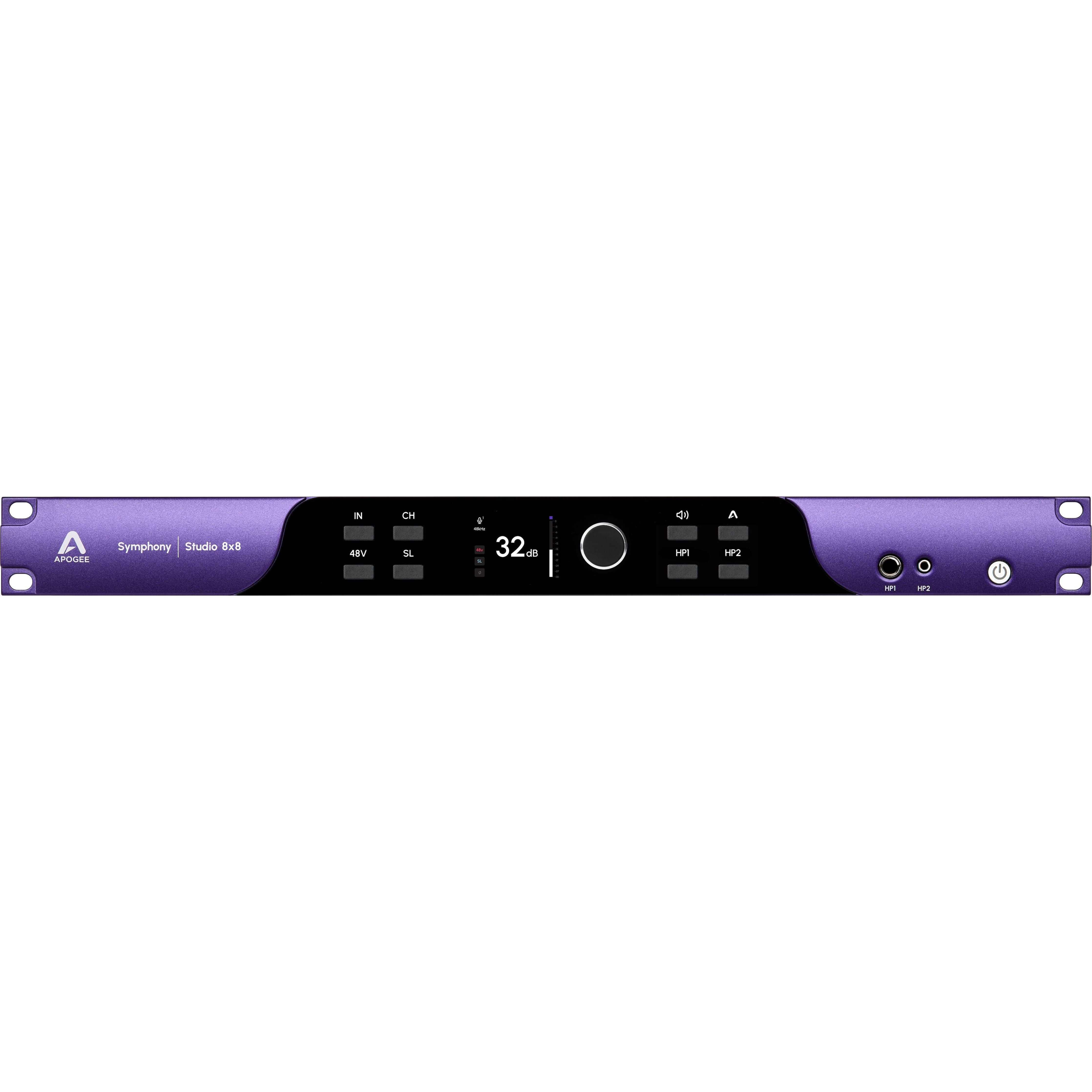 Apogee Symphony Studio 8x8 - Interfaz de audio para mezcla y grabación con DSP - https://www.cromaonline.cl/