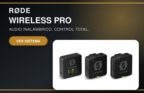 Rode Wireless Pro - Sistema de audio inalámbrico profesional