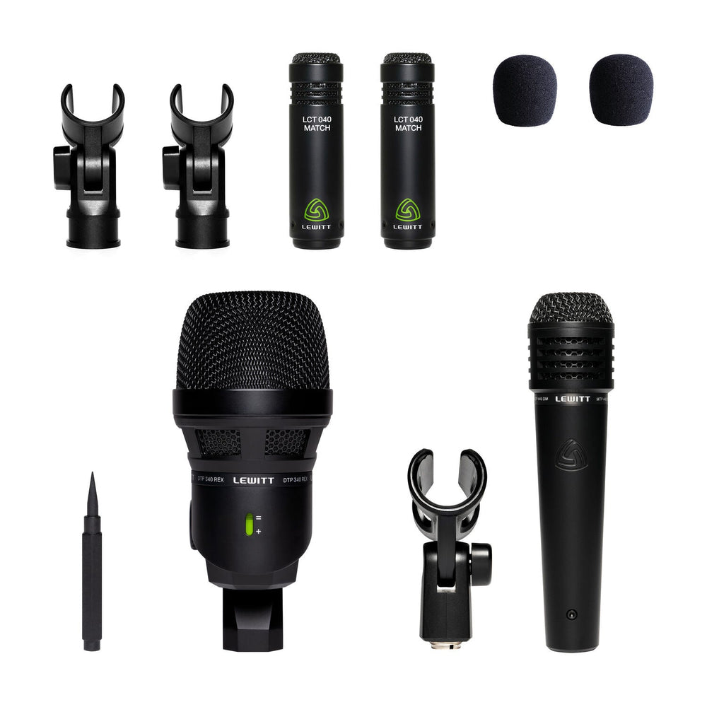 Beatkit - Kit de 4 micrófonos para batería - https://www.cromaonline.cl/