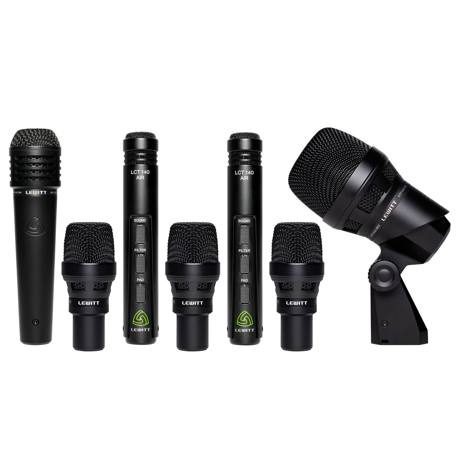Beatkit Pro - Kit de 7 micrófonos para batería