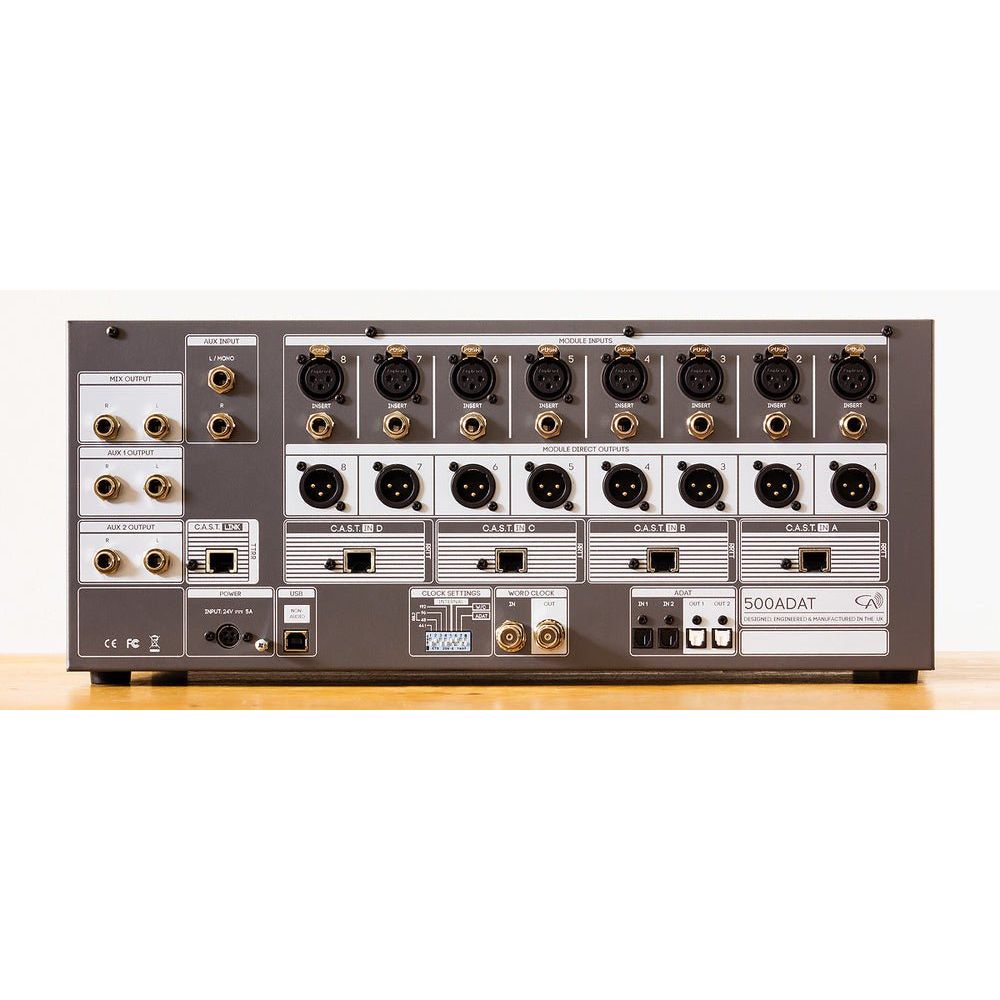 Cranborne Audio 500ADAT panel posterior detalle