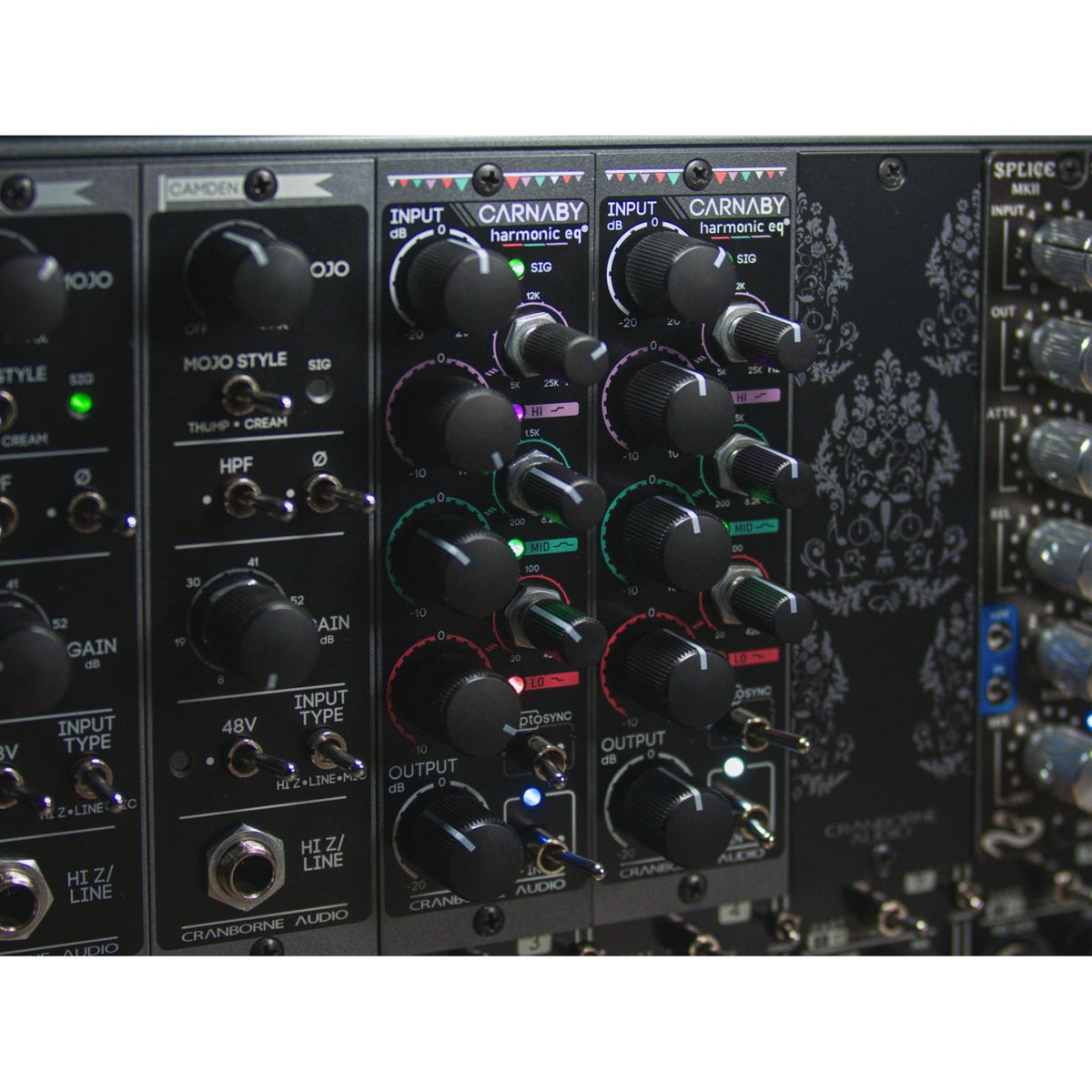 Cranborne Audio Carnaby 500 instalado en rack