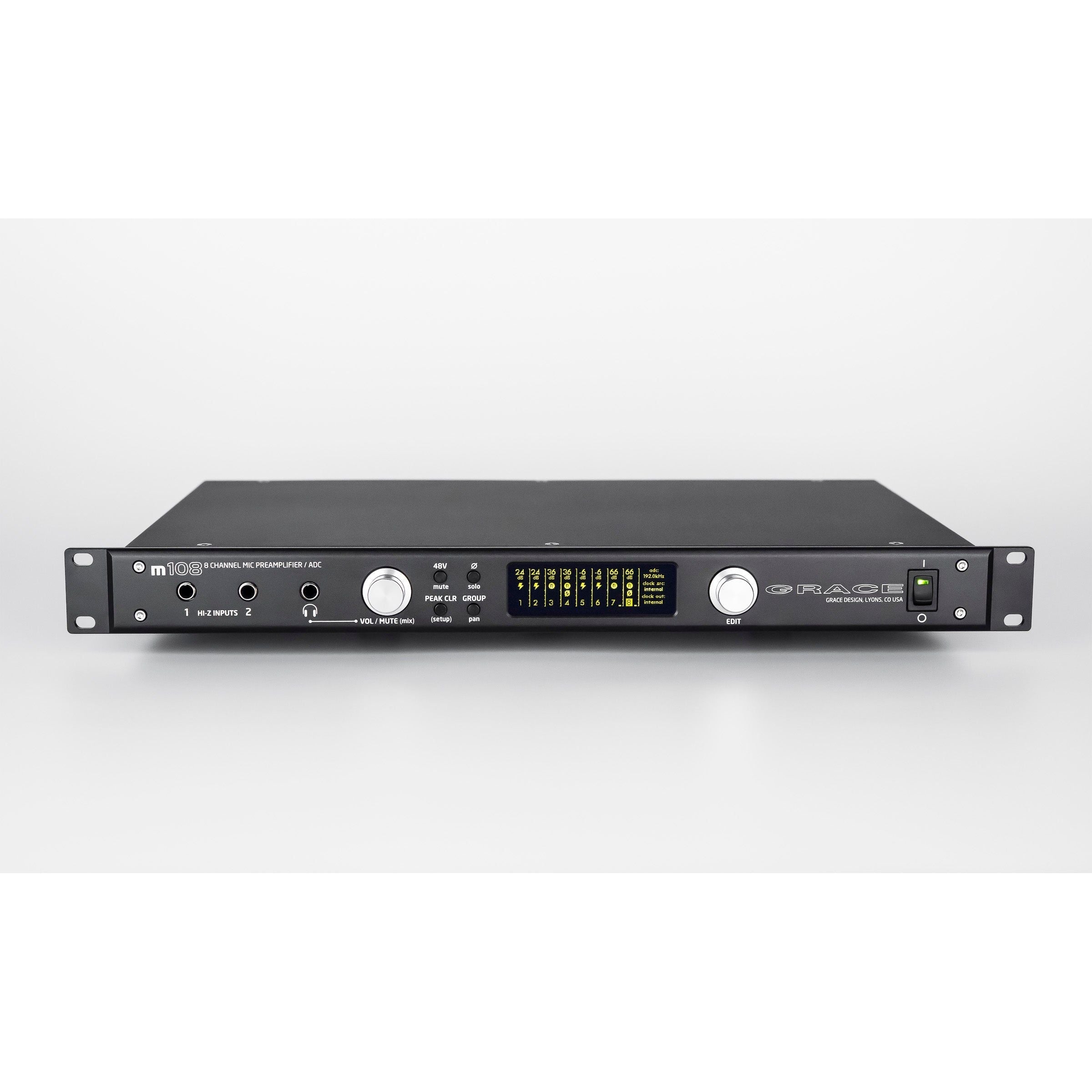 Grace Design m108 Preamplificador de micrófono de 8 canales con tarjeta CRO preinstalada - https://www.cromaonline.cl/