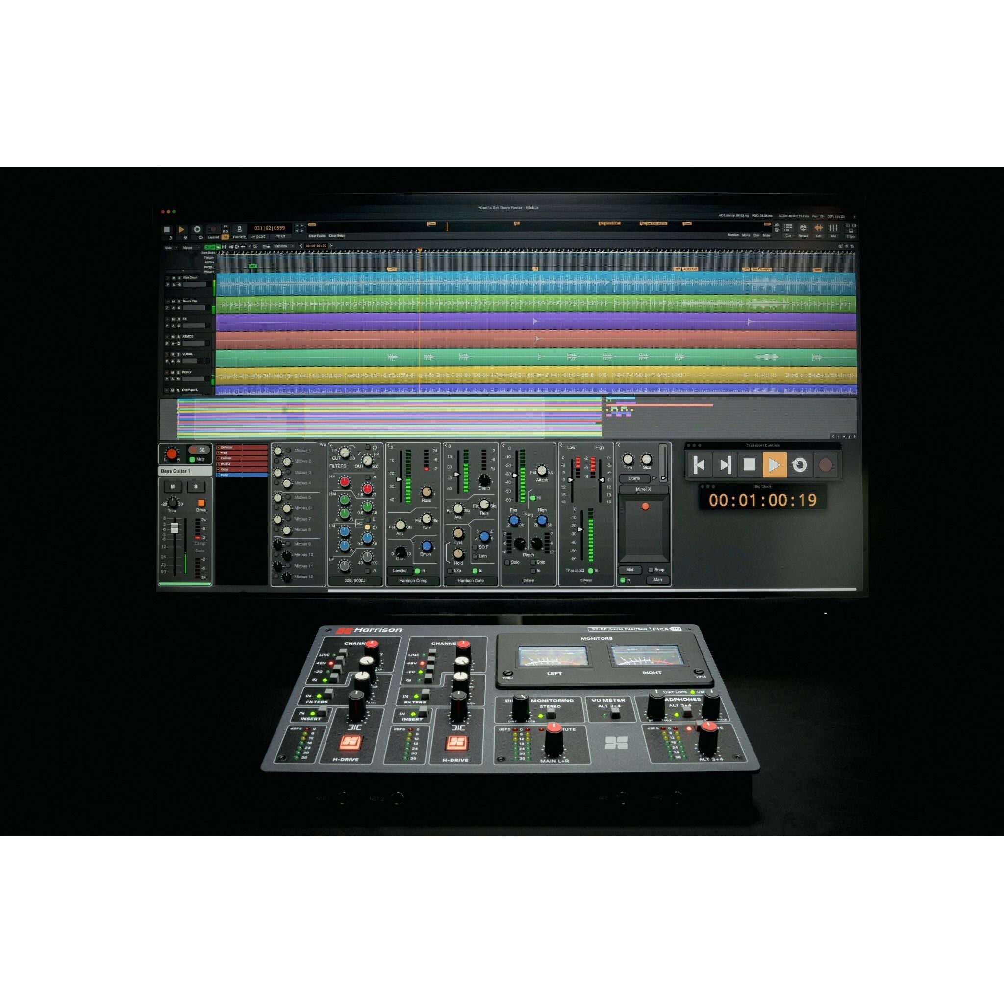 Harrison Audio Flex 10 con Harrison Mixbus 12