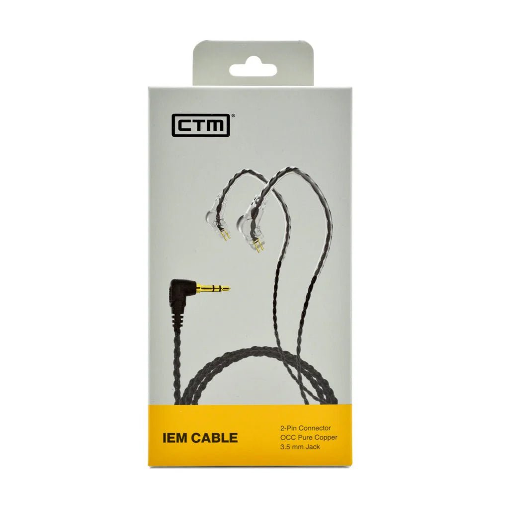 CTM Standard Clear Cable 50" IEM Replacement Cable Clear