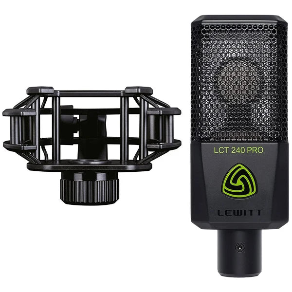 Lewitt LCT 240 Pro Valuepack - micrófono condensador con suspensión - https://www.cromaonline.cl/