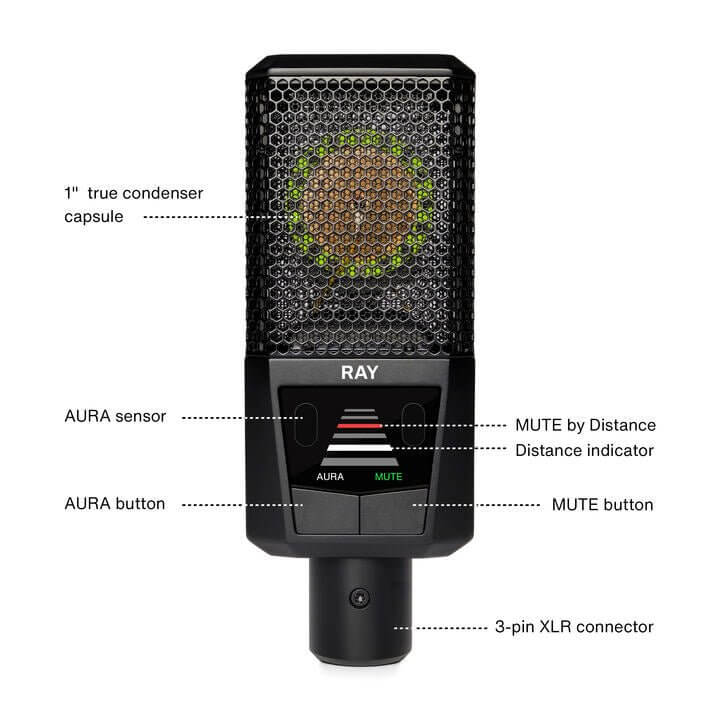 Lewitt RAY - Micrófono de condensador con Autofocus - https://www.cromaonline.cl/