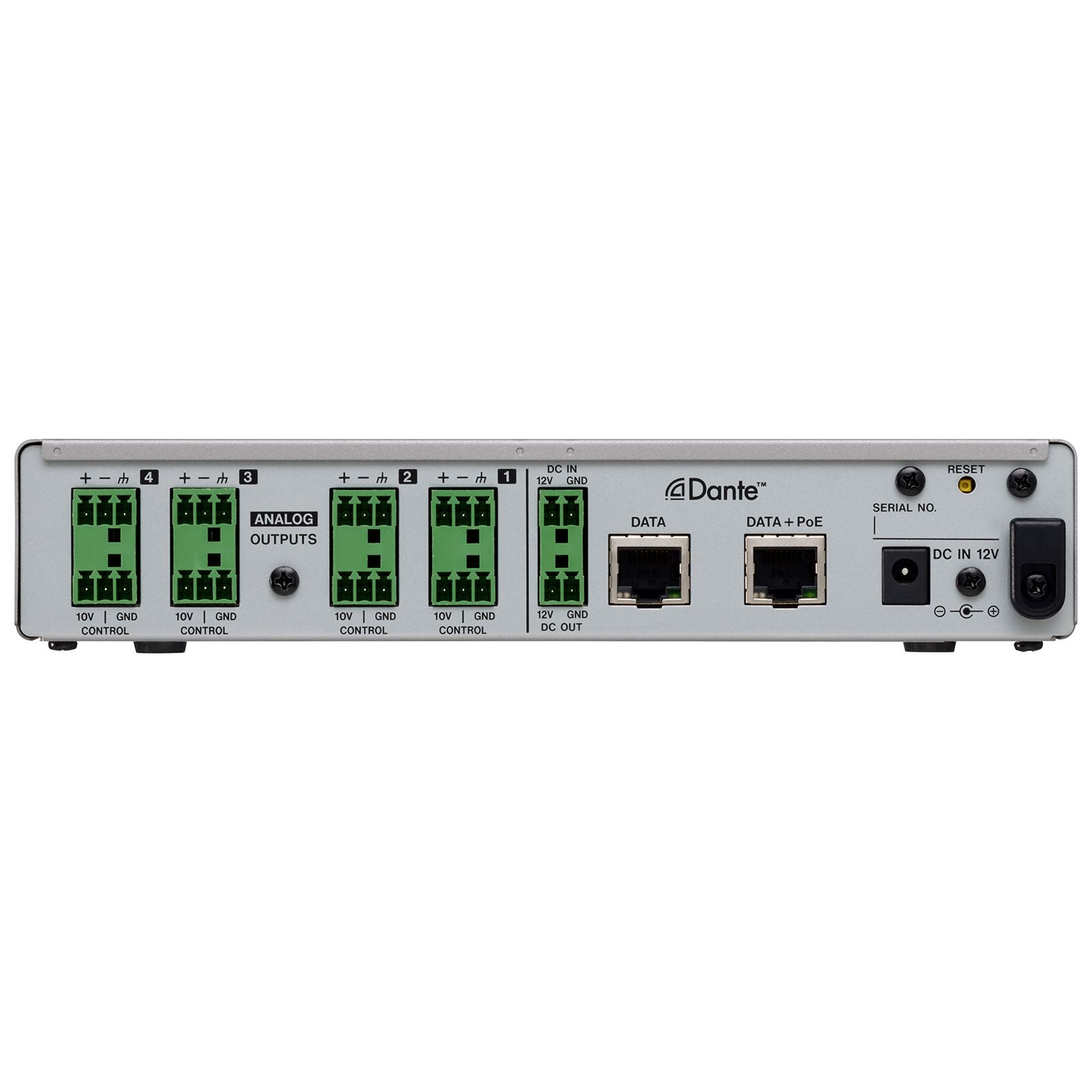 Tascam - ML-4D/OUT-E Convertidor Dante out de línea de 4 Ch con mezclador DSP