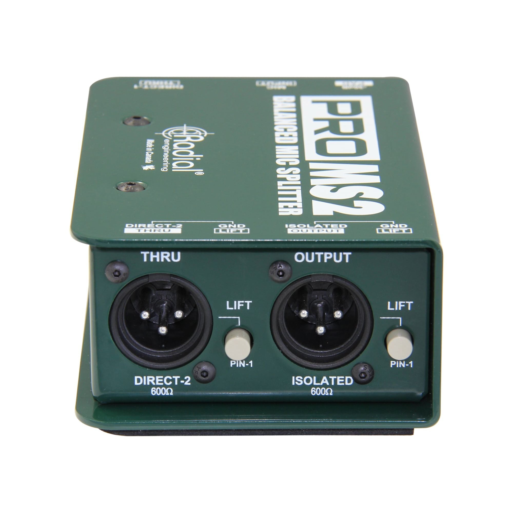 Radial Pro MS2 - Divisor de micrófono pasivo de 2 vías