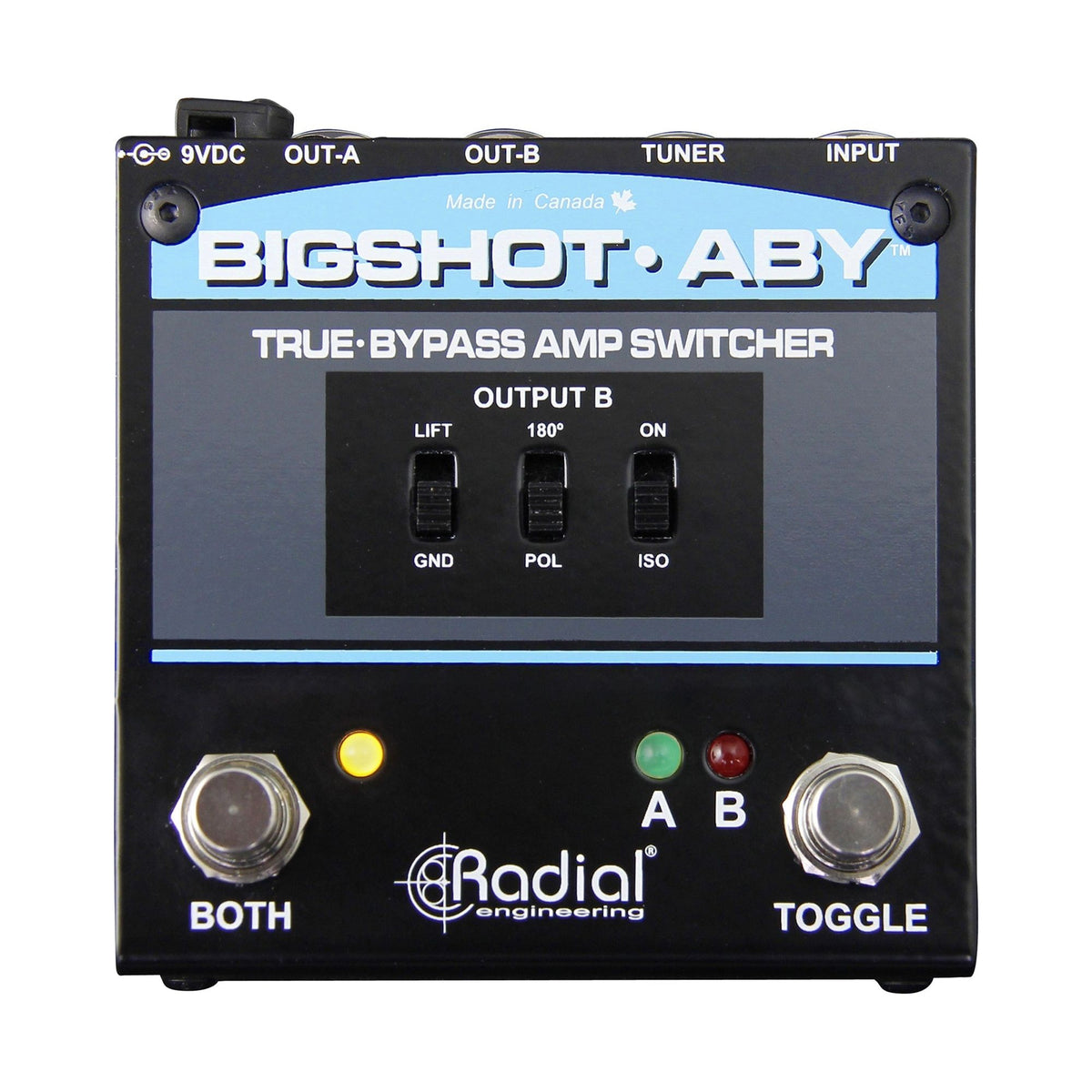 Radial Switch Radial Bigshot ABY - Switch de Amplificadores True Bypass