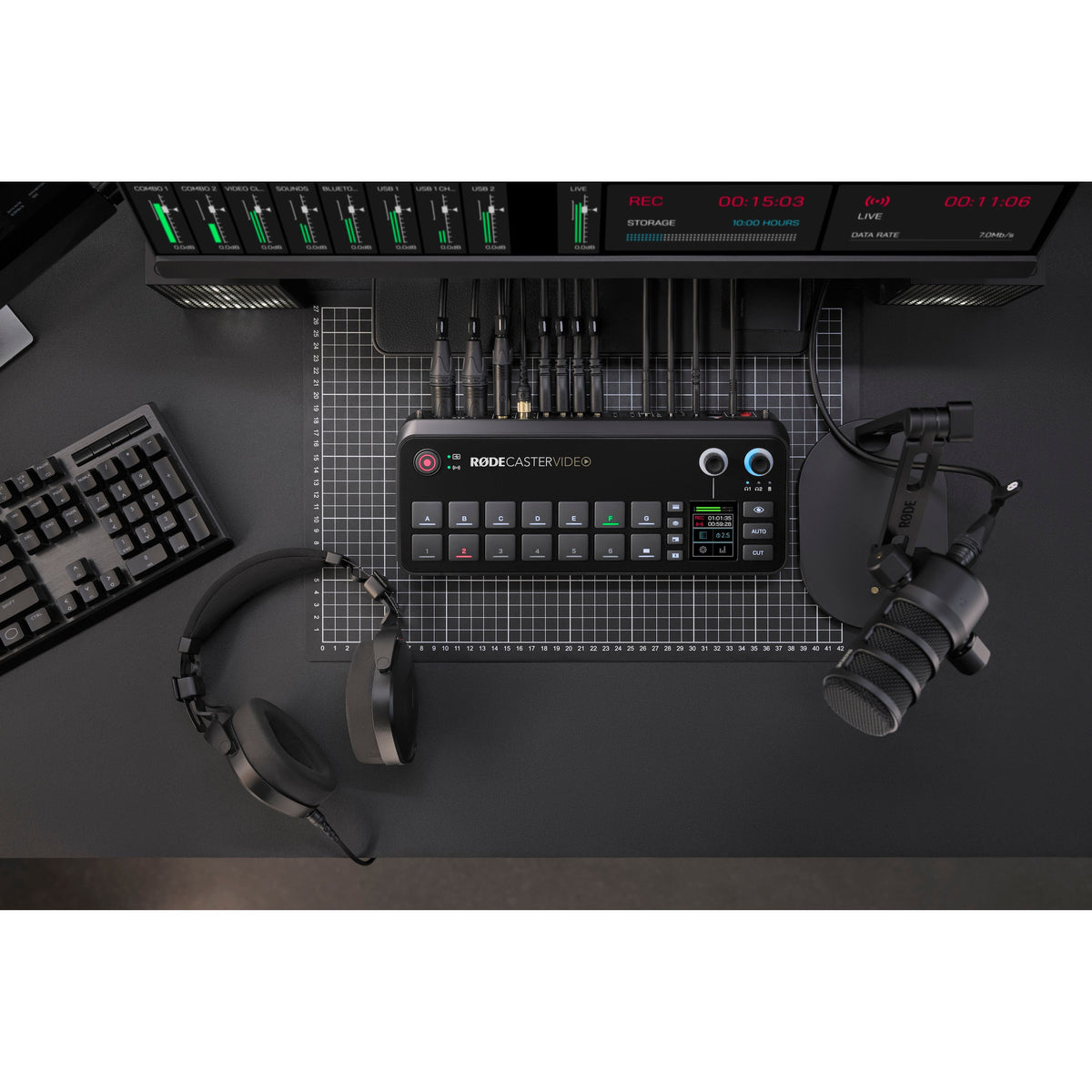 Rode Rodecaster Video - Consola de Producción de Audio y Video - https://www.cromaonline.cl/