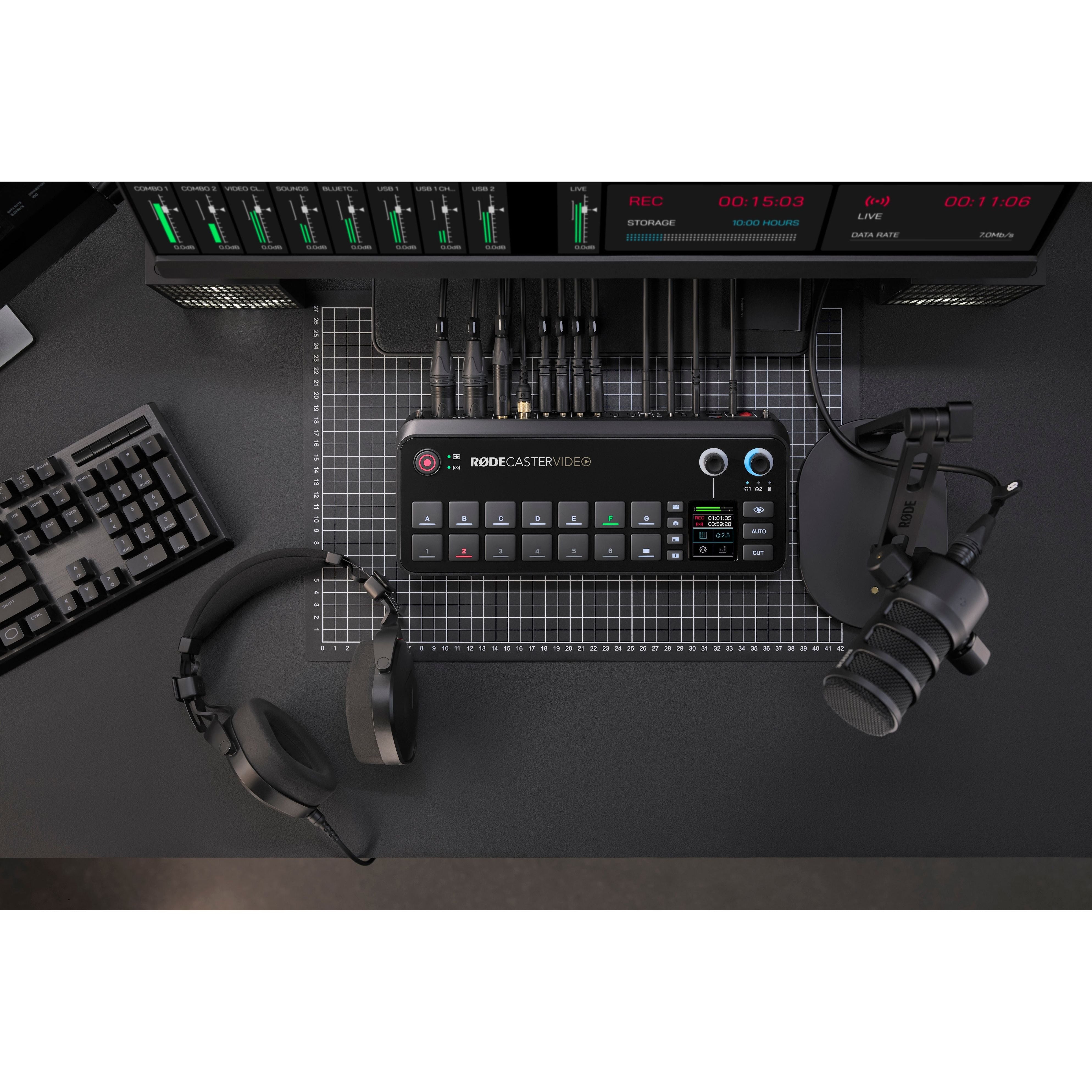 Rode Rodecaster Video - Consola de Producción de Audio y Video - https://www.cromaonline.cl/