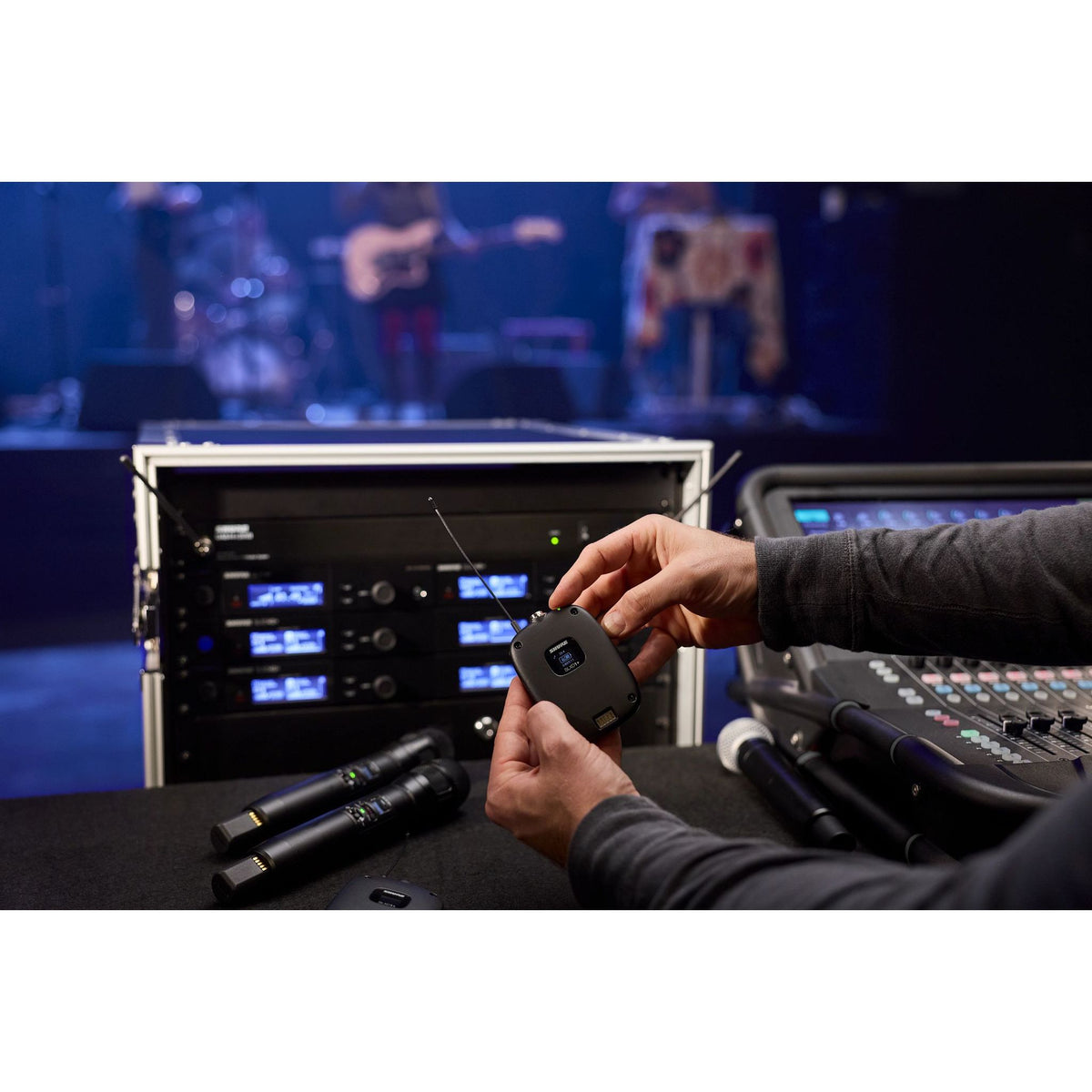 Shure SLX-D+ con transmisor bodypack SLXD1+