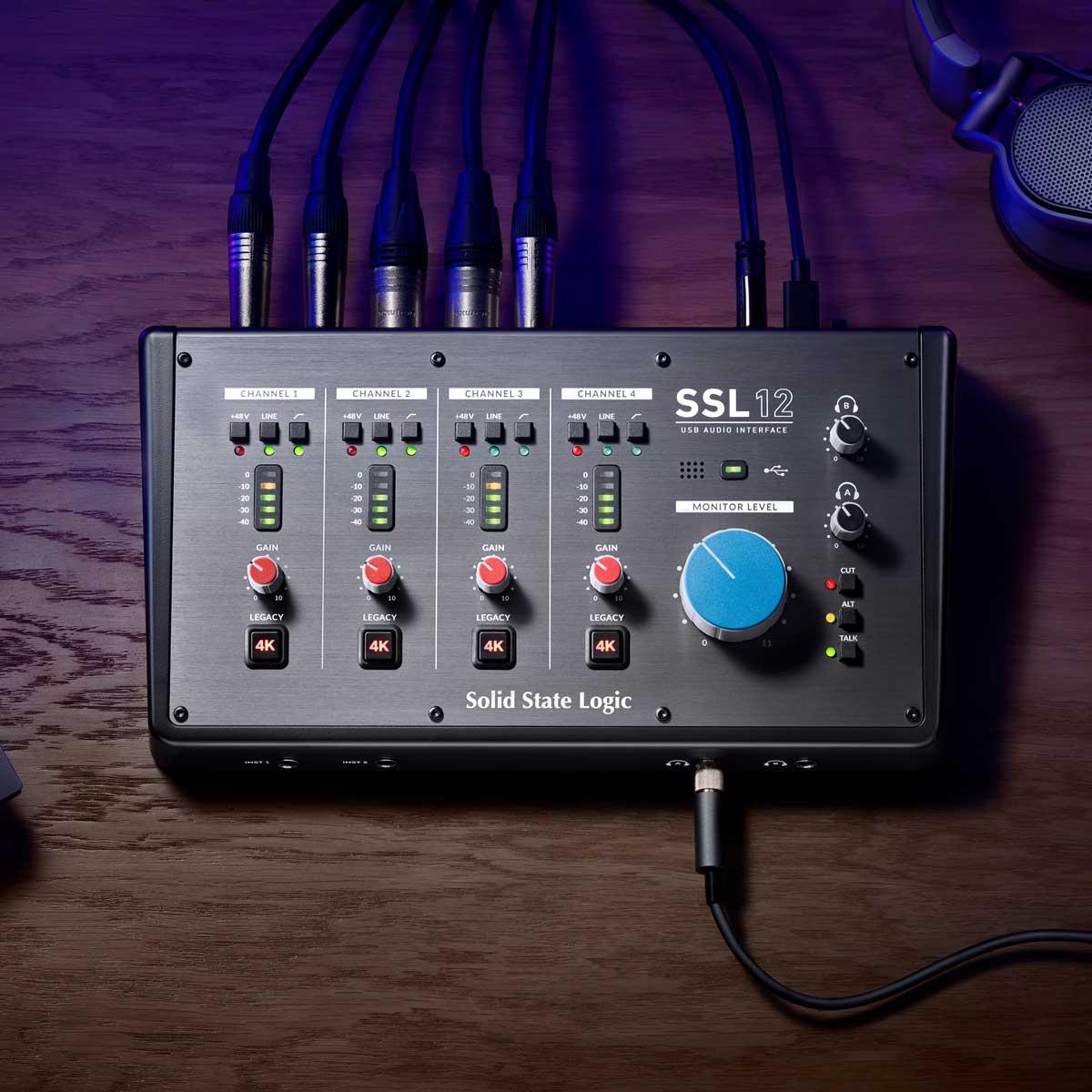 Solid State Logic SSL12 - Interfaz de audio USB - C 12/8 - https://www.cromaonline.cl/