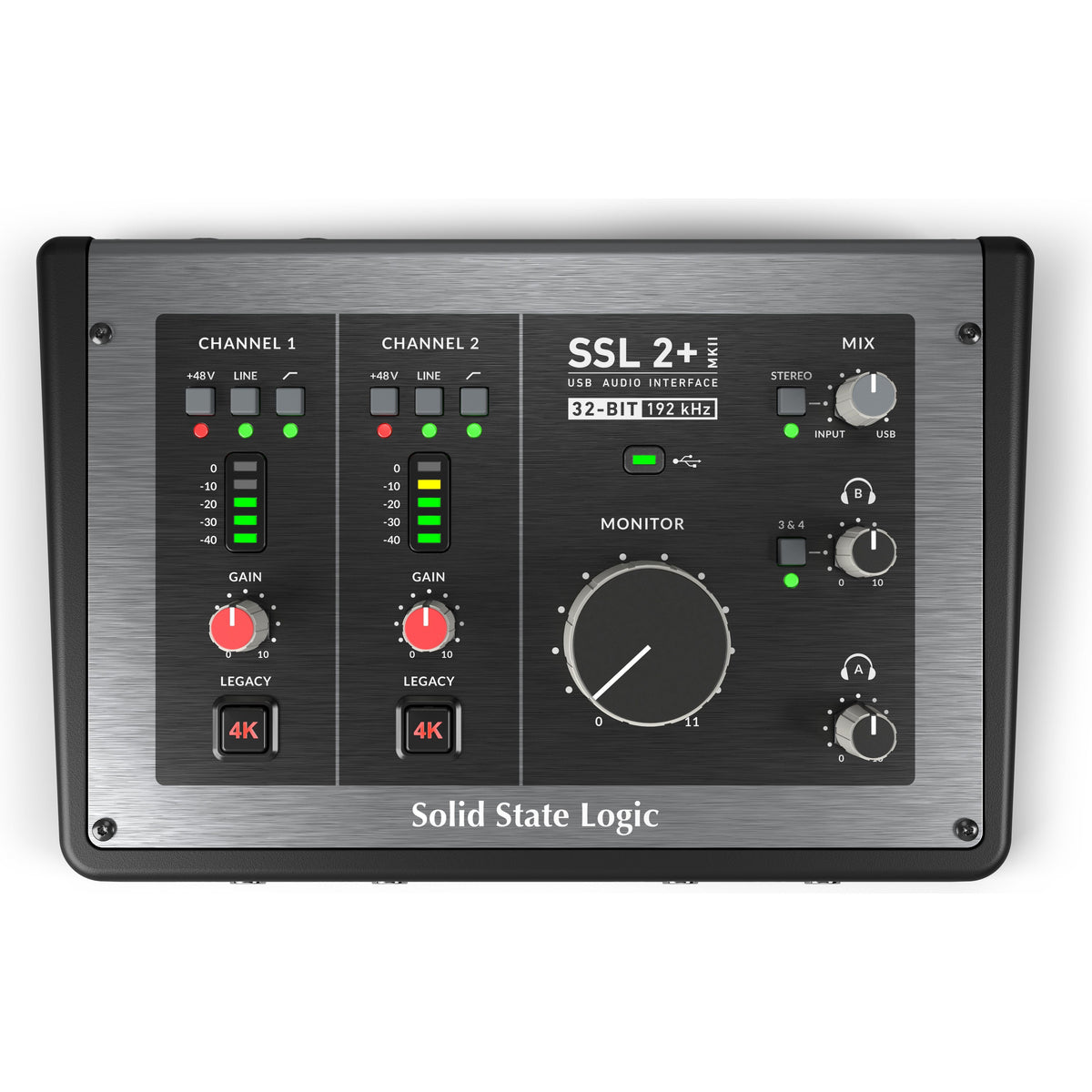 Solid State Logic SSL 2+ MKII - interfaz de audio USB-C
